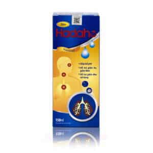 HADAHO 150ML – Giúp bổ phế, giảm ho, làm ấm đường hô hấp, viêm họng, khản tiếng, hen suyễn.