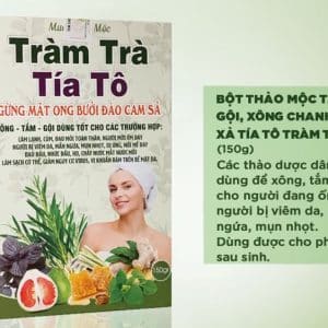 BỘT THẢO MỘC CHANH GỪNG SẢ TÍA TÔ TRÀM TRÀ